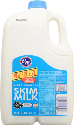 Kroger Fat Free Skim Milk Fl Oz Kroger