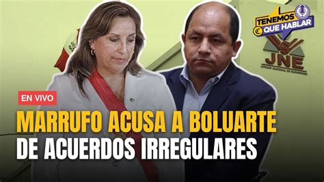 SALATIEL MARRUFO dijo que DINA BOLUARTE habría influido en el JNE en