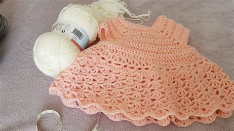 Tuto crochet DIY comment faire une robe bébé au crochet 1 3 gauchère