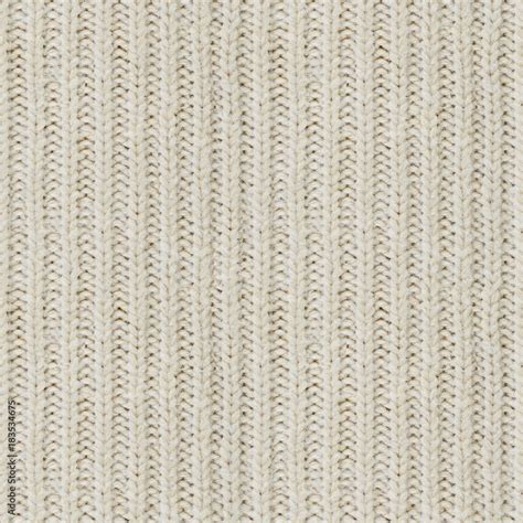 Seamless Texture Of Knitted Sweater Repeating Pattern Of Beige Knitted