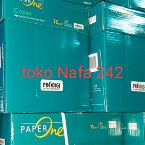 Promo Kertas Hvs A4 75gr Paperone Per 4 Dus Diskon 15 Di Seller