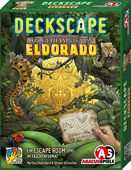 ABACUSSPIELE 38183 Deckscape Das Geheimnis Von Eldorado Escape