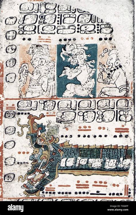 Mayan Codex Hi Res Stock Photography And Images Alamy