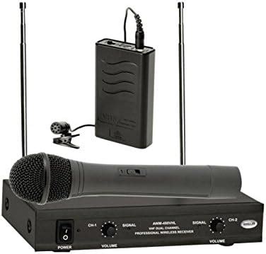 AHUJA CORDLESS DUAL HANDHELD MICROPHONE AWM490V2 Amazon In Musical