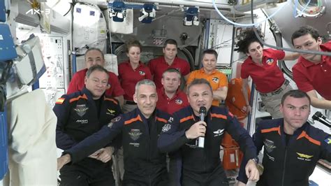 First Turkish Astronaut In Space Alper Gezeravcı Arrives At Iss