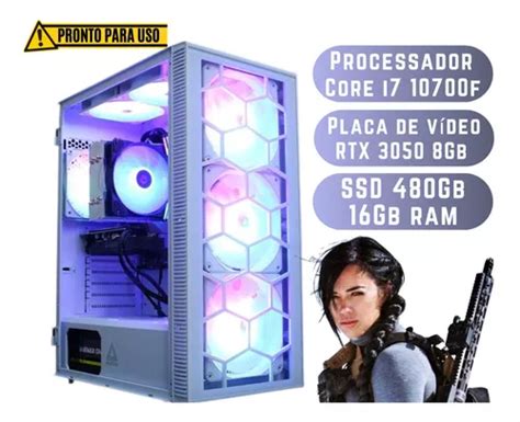 Pc Gamer Core I7 10700f Rtx 3050 8gb 16gb Ram 480gb Ssd