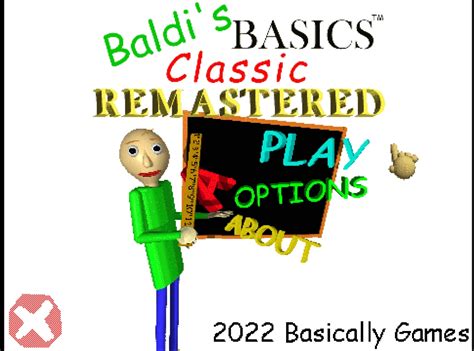 Baldi's Basics Classic Remastered Android by SoldierBaldi