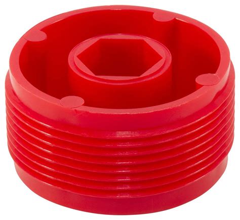 Caplugs Plastic Threaded Plug For Flat Faced O Ring Hydraulic Fittings