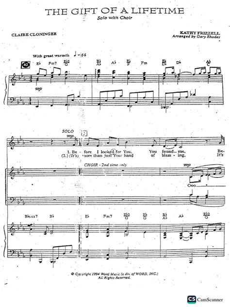 The T Of A Lifetime Music Sheet Pdf