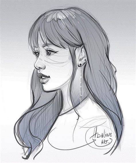 Blackpink Lisa Drawing Easy