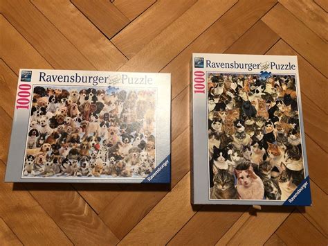 X Ravensburger Puzzles Hunde Katzen Kaufen Auf Ricardo