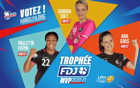 Troph E Fdj De La Meilleure Joueuse Lfh De Lannee Les Votes Sont