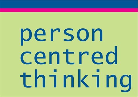 Person Centred Thinking Helen Sanderson Associates