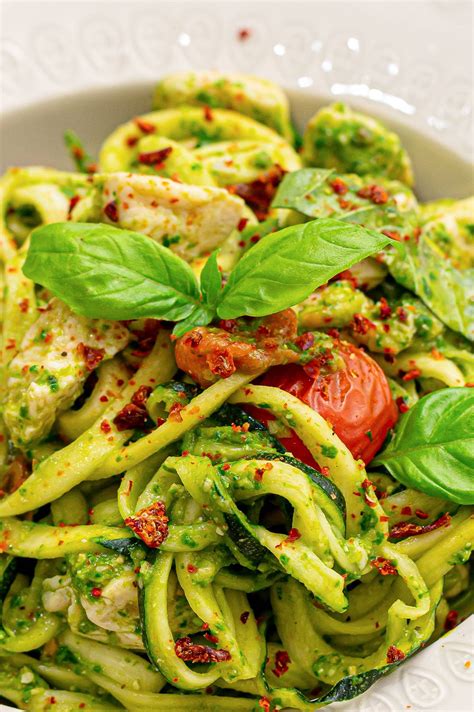 Zucchini Noodles With Pesto Lexi S Clean Kitchen