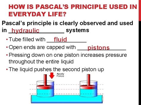 Forces In Fluids Pascals Principle What Is Pascals