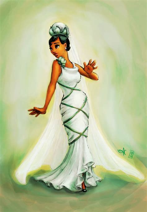 Tianas Wedding Dress By Kayananas On Deviantart Tiana Wedding