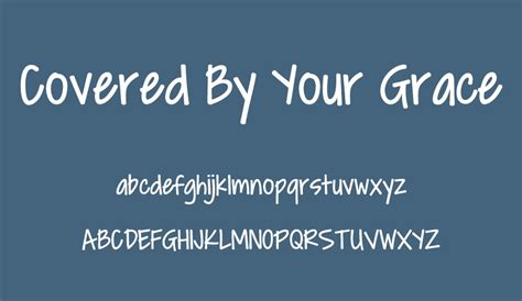 Covered By Your Grace Font All Free Fonts