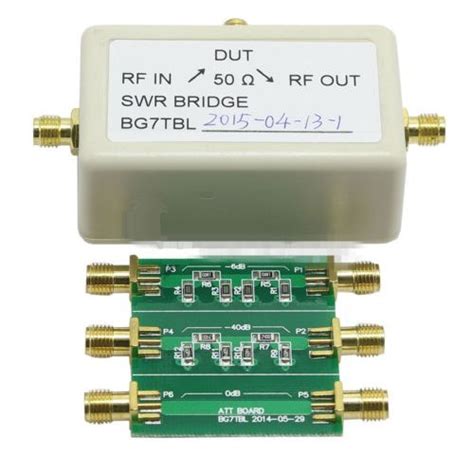 RF Bridge And 6dB To 40dB Attenuator 1MHz 500MHz VNA Return Loss