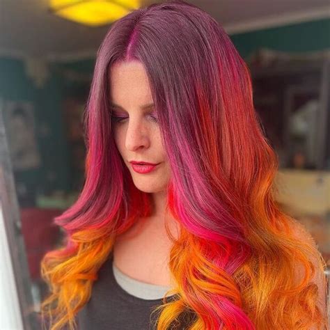 Sunset Hair Color Ideas Elida Arevalo