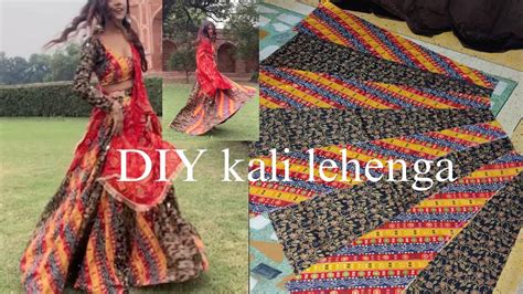 Kali Wala Lehenga Ki Cutting And Stitching How To Make Kali Lehenga