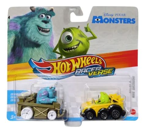 Miniatura Hot Wheels Racer Verse Sulley E Mike Wazowski Parcelamento Sem Juros