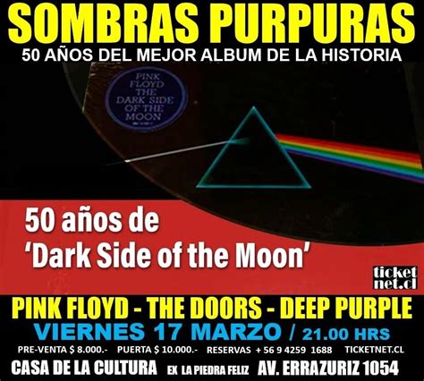 Sombras Púrpuras homenajea a Pink Floyd y celebra los 50 años de The