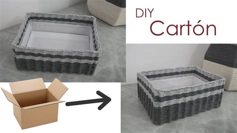 STORAGE BOX DIY CARDBOARD ORGANIZERCOMO Hacer CAJAS ORGANIZADORAS