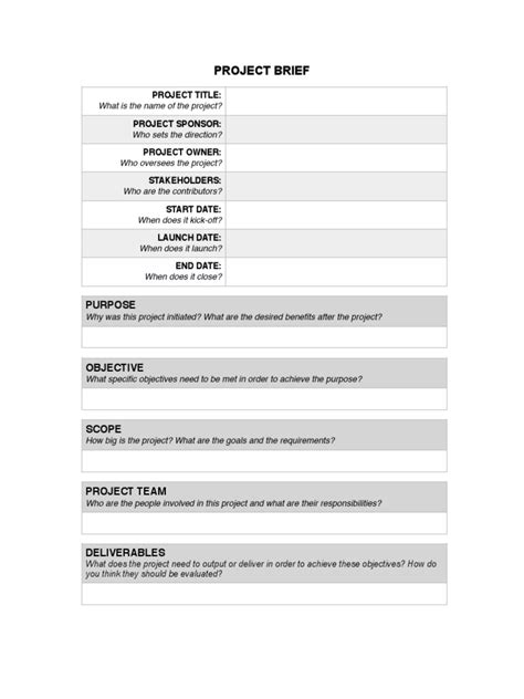 project  template overview