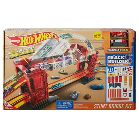 Hot Wheels Track Builder Stunt Bridge Kit Motorized Car Racing Mattel Unit Frys Food Stores