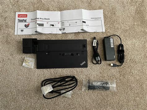 New Open Box Lenovo Thinkpad Pro Dock W W Power Supply A Us