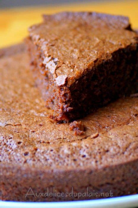 Gâteau fondant au chocolat aux blancs d oeuf Aux délices du palais