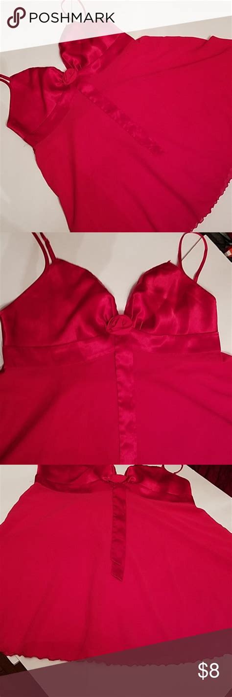 Victoria S Secret Women S Red Babydoll Nightie L Lady In Red Two