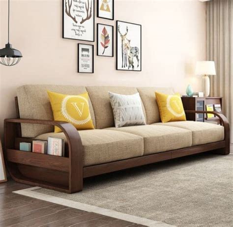 Vinod Handicraft Sheesham Wood Seater Sofa For Living Room Bedroom