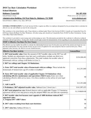 Fillable Online TNT TAX RATE CALCULATION WORKSHEET Fax Email Print