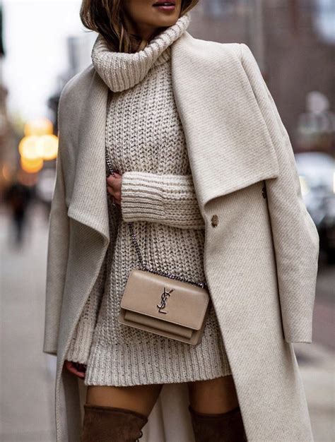 Beige Dresses Ideas With Overcoat Sweater Coat Outfit With Thigh