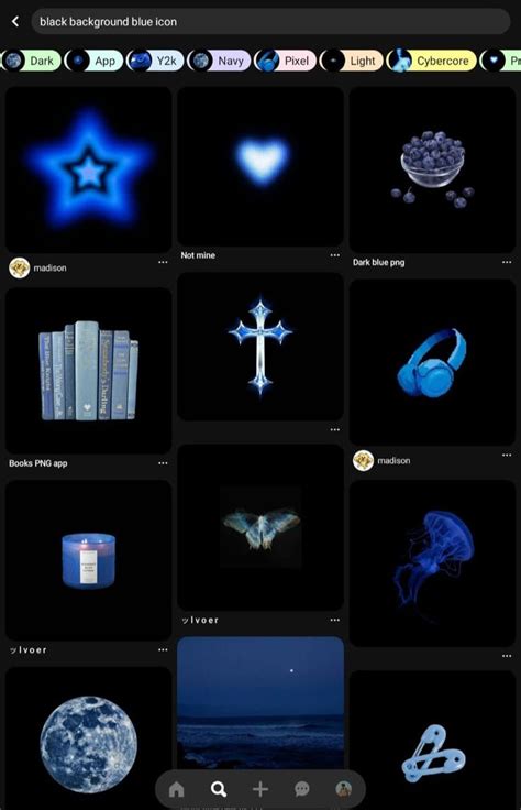 Pinterest Keywords Black Background Blue Icon Nel 2024 Sfondi Per