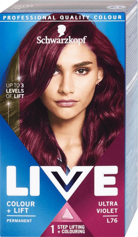 Schwarzkopf Live Farba na vlasy Colour Lift L76 ultra fialová 0 ks