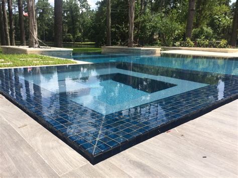 Infinity Edge Spa Modern Pool Design Contemporary Swimming Pool