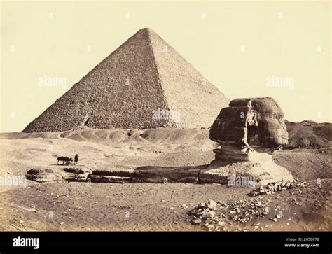 Engraving Of The Great Sphinx Hi Res Stock Photography And Images Alamy