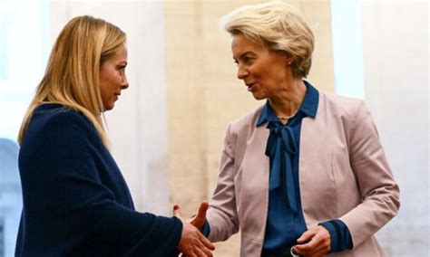 Meloni E Von Der Leyen Sorvolano Le Zone Alluvionate E Incontrano La