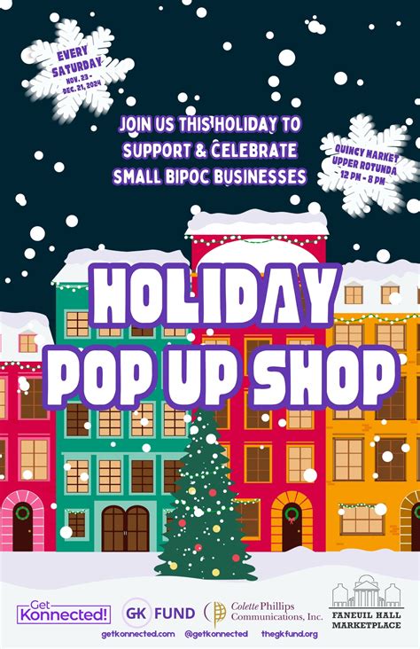 Get Konnected Holiday Pop Up Market Faneuil Hall Marketplace