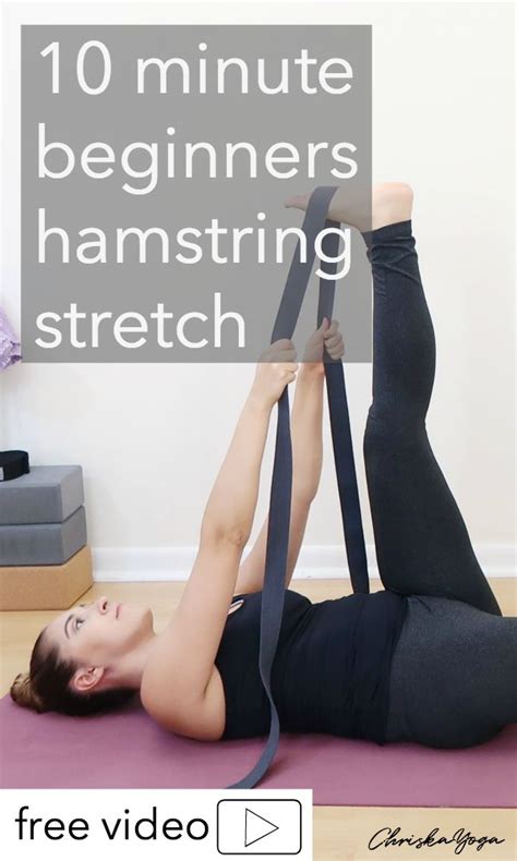 Minute Beginners Hamstring Stretch To Gain Flexibility In The Legs