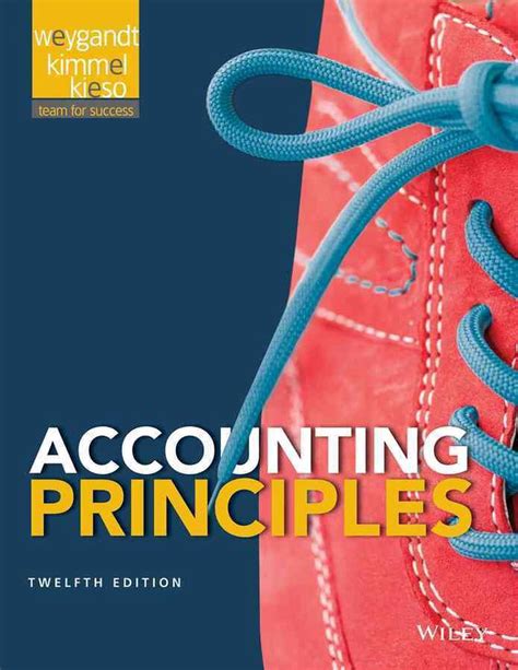 Accounting Principles 12th Edition By Jerry J Weygandt Hardcover