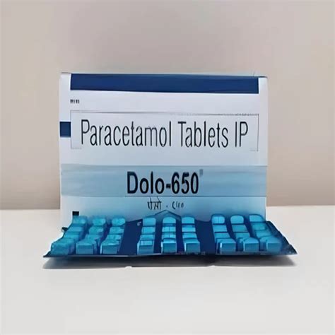 Paracetamol Tablets Dolo 650 650mg At Rs 30stripe In Nagpur Id