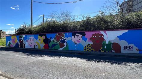 Un Nuevo Mural En La Calle Rivas Visibiliza A Las Mujeres Y La Diversidad