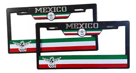 Par Marco Porta Placa Mexico Para Auto Y Camioneta MercadoLibre