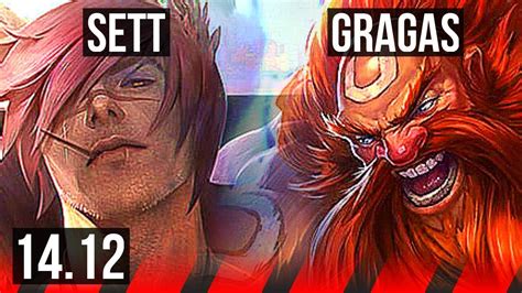 Sett Vs Gragas Top Quadra Games Eune Diamond Youtube