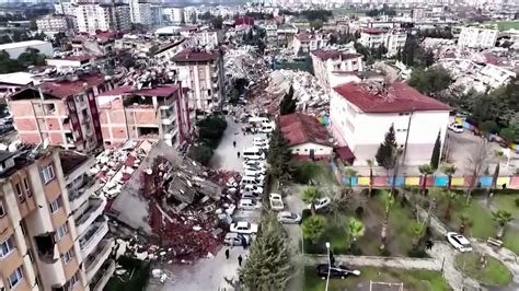 Drone Footage Reveals Destruction Of Earthquake In Hatay As Rescue