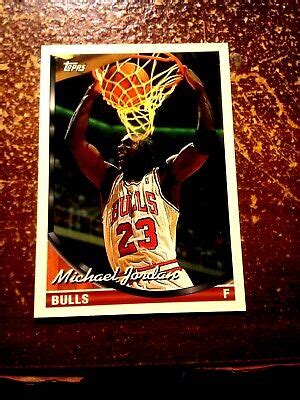 Vintage Topps Michael Jordan Card Nr Mint Nice Ebay