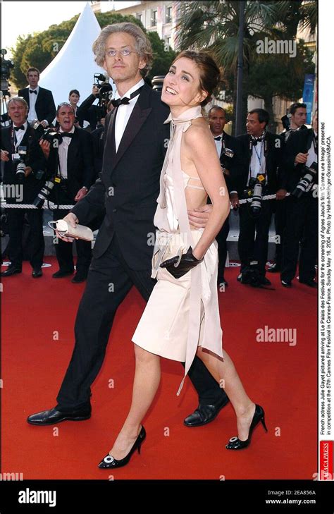 French Actress Julie Gayet And Her Husband Santiago Amigorena Pictured